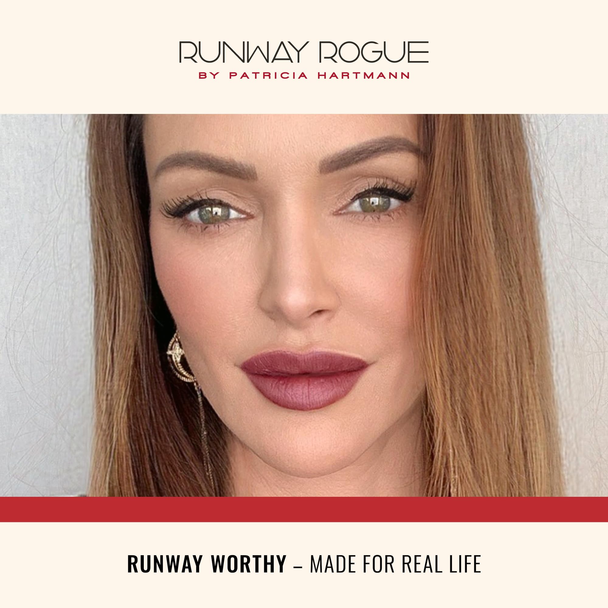Runway Rogue Velvet Glam Liquid Lipstick Minimalist – Almost-Matte Nude-Pink
