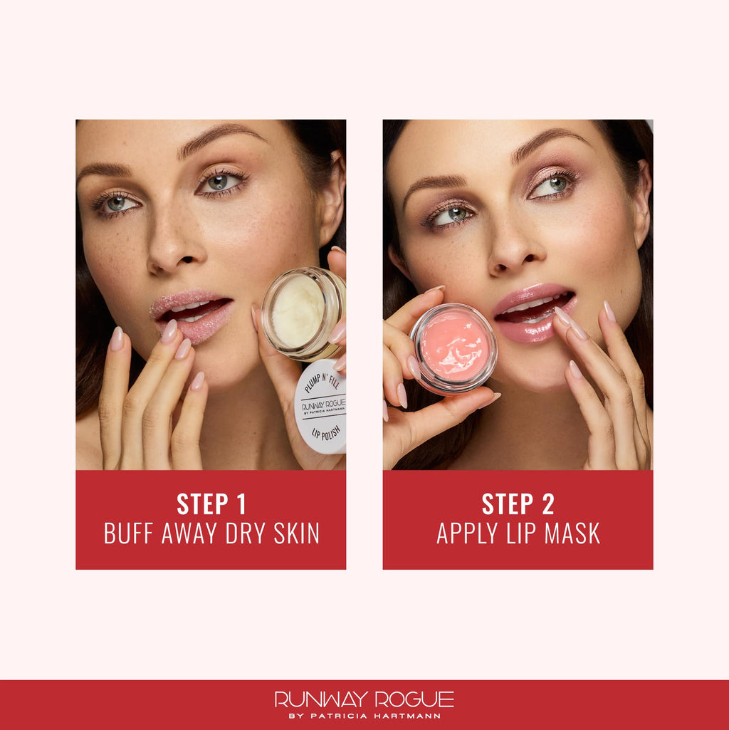 Runway Rogue Plump N’ Fill Lip Polish – Exfoliating Lip Scrub for Soft Lips