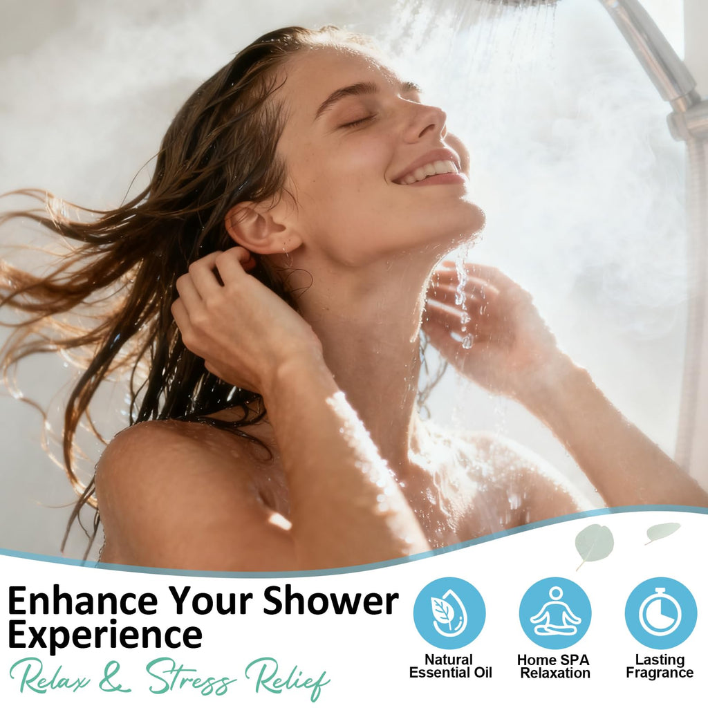 RUSEMLE Shower Steamers – 8-Scent Aromatherapy Gift Set for Men | Valentines Day Gift for Him