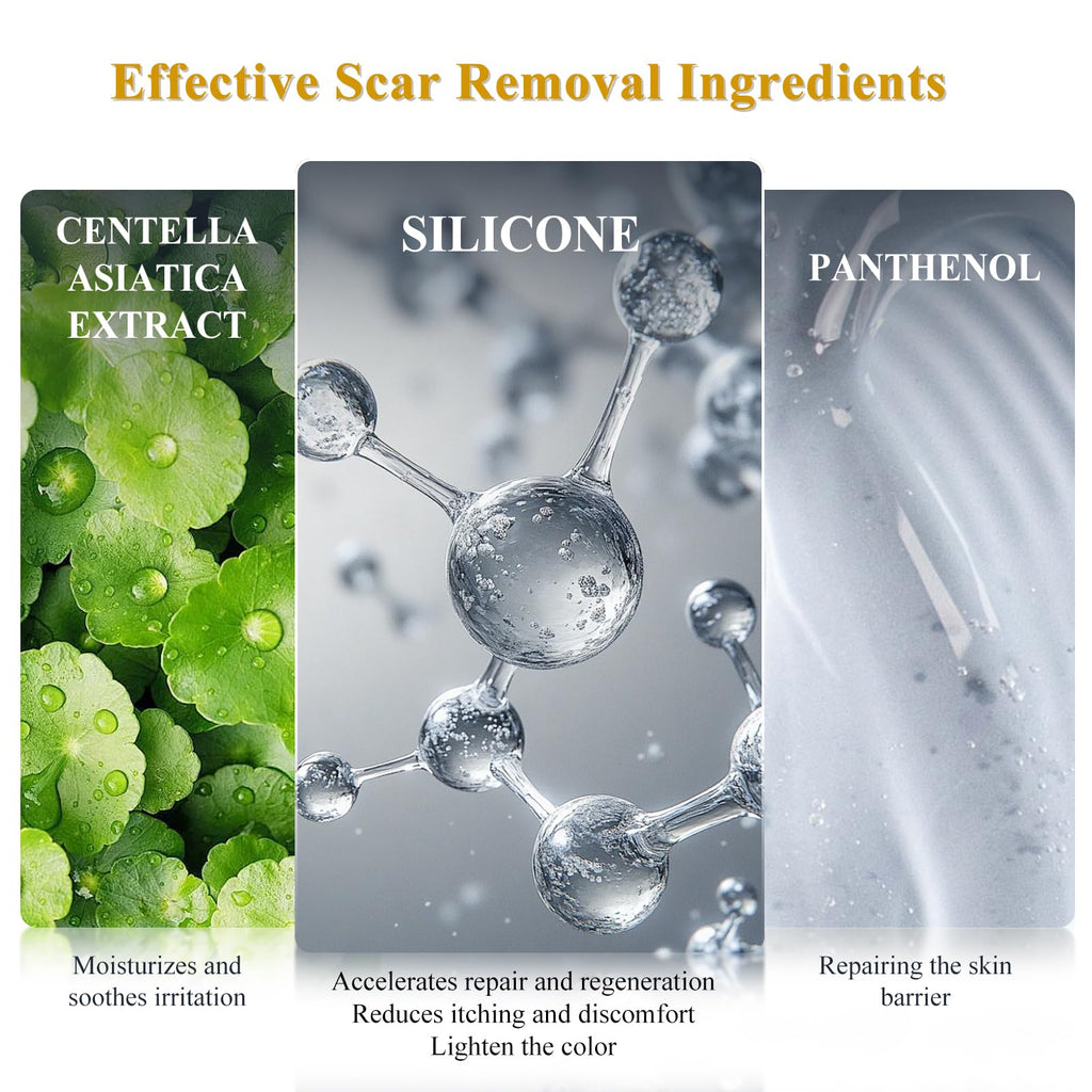 Rvlaim Scar Cream Silicone Gel | Advanced Scar Repair for Surgical, Burn, Acne Scars 1.85 oz