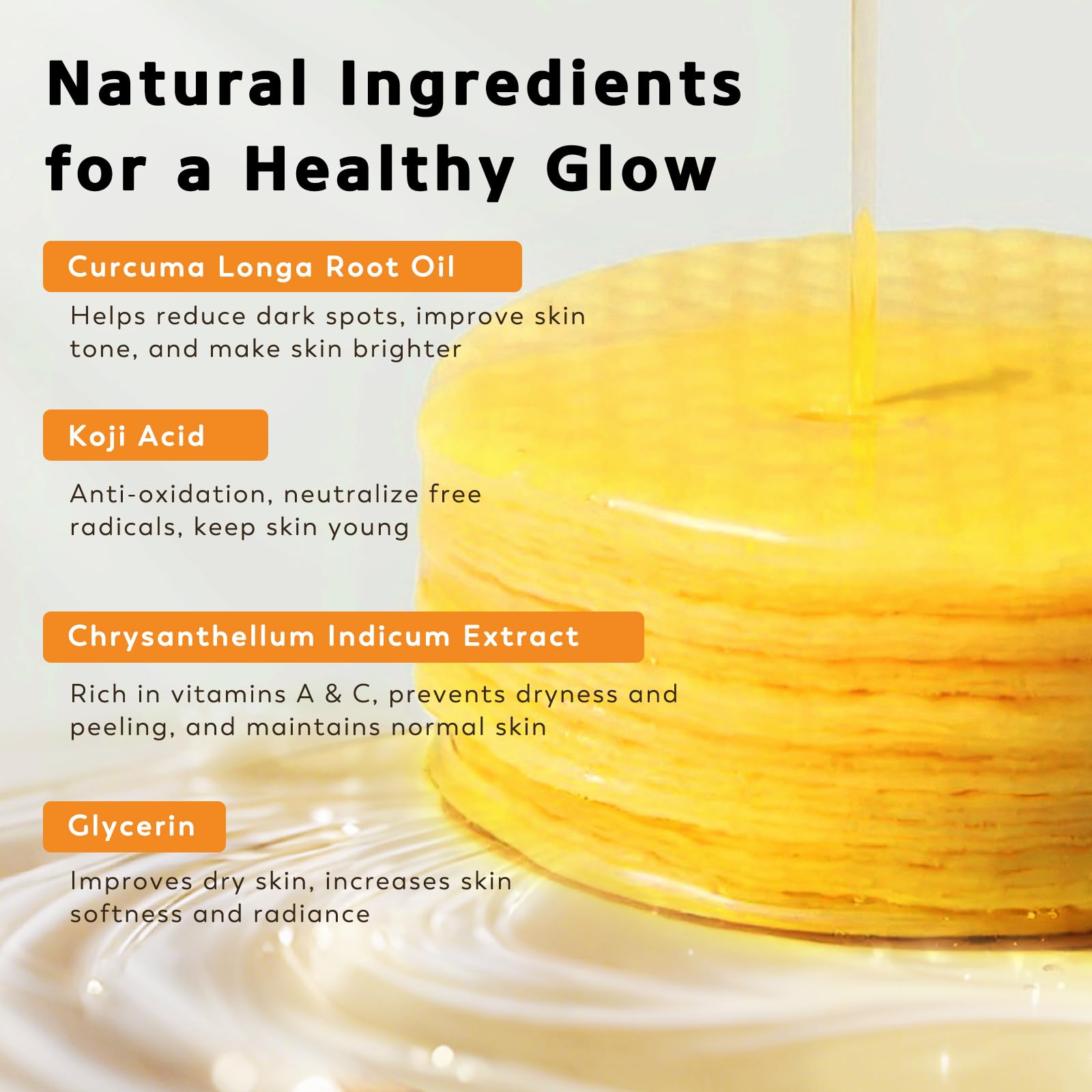 Rvlaim Turmeric Kojic Acid Cleansing Pads – 50 Count for Pore Refinement & Gentle Exfoliation