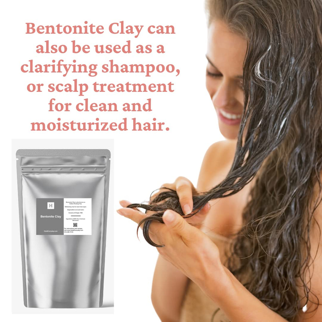 SAAQIN Bentonite Clay (Cosmetic Grade) 5 Lb – Bulk Bentonite Clay for Soap, Cosmetics, and Body Care