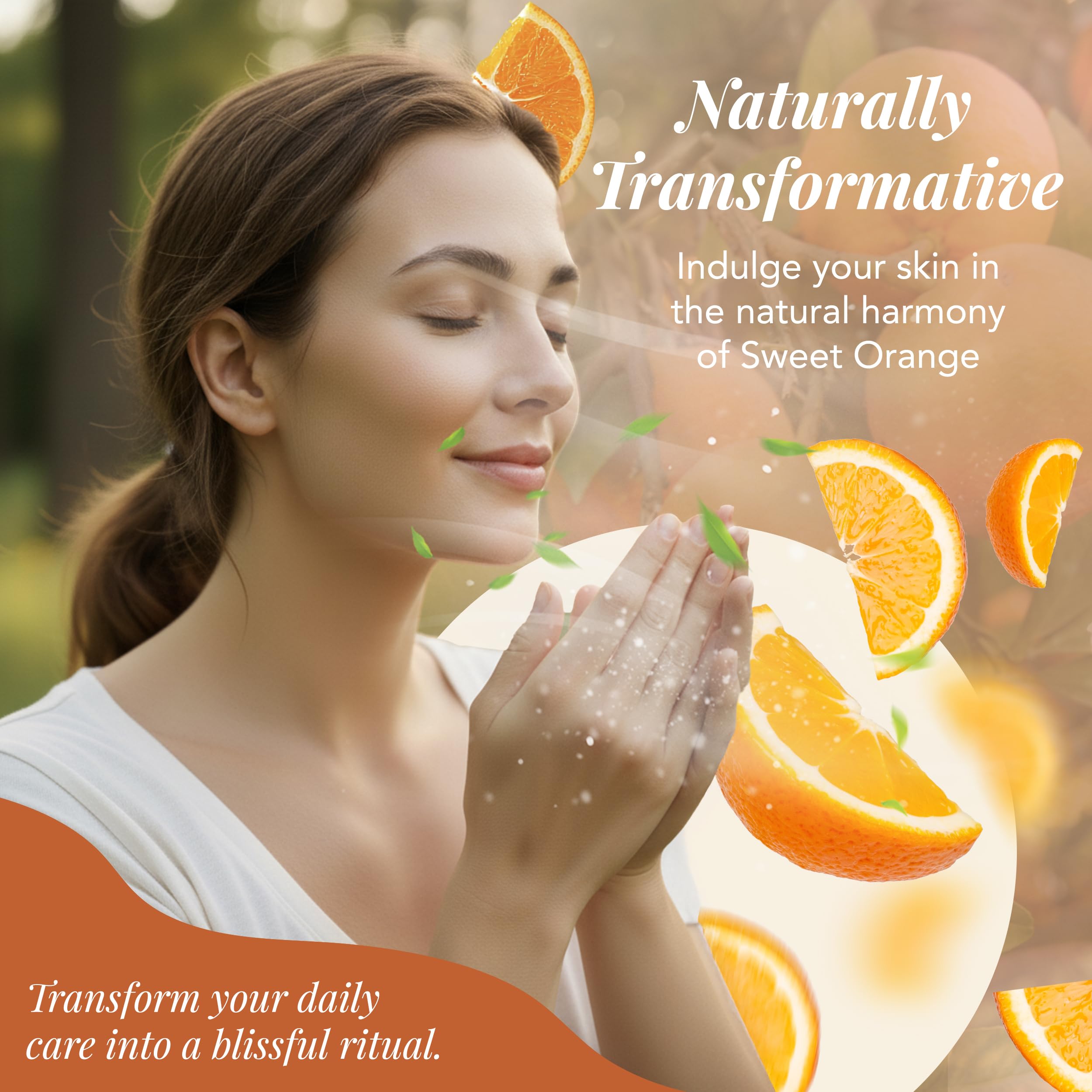 Saavy Naturals Deeply Hydrating Body Cream – Sweet Orange, 8.5 oz (2-pack)