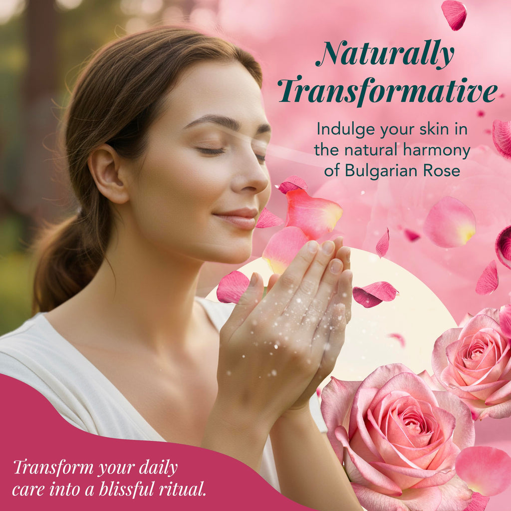 Saavy Naturals Deeply Hydrating Body Cream – Bulgarian Rose, 2 x 8.5 oz, Plant-Based & USA Made