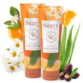 Saavy Naturals Deeply Hydrating Body Cream – Sweet Orange, 8.5 oz (2-pack)