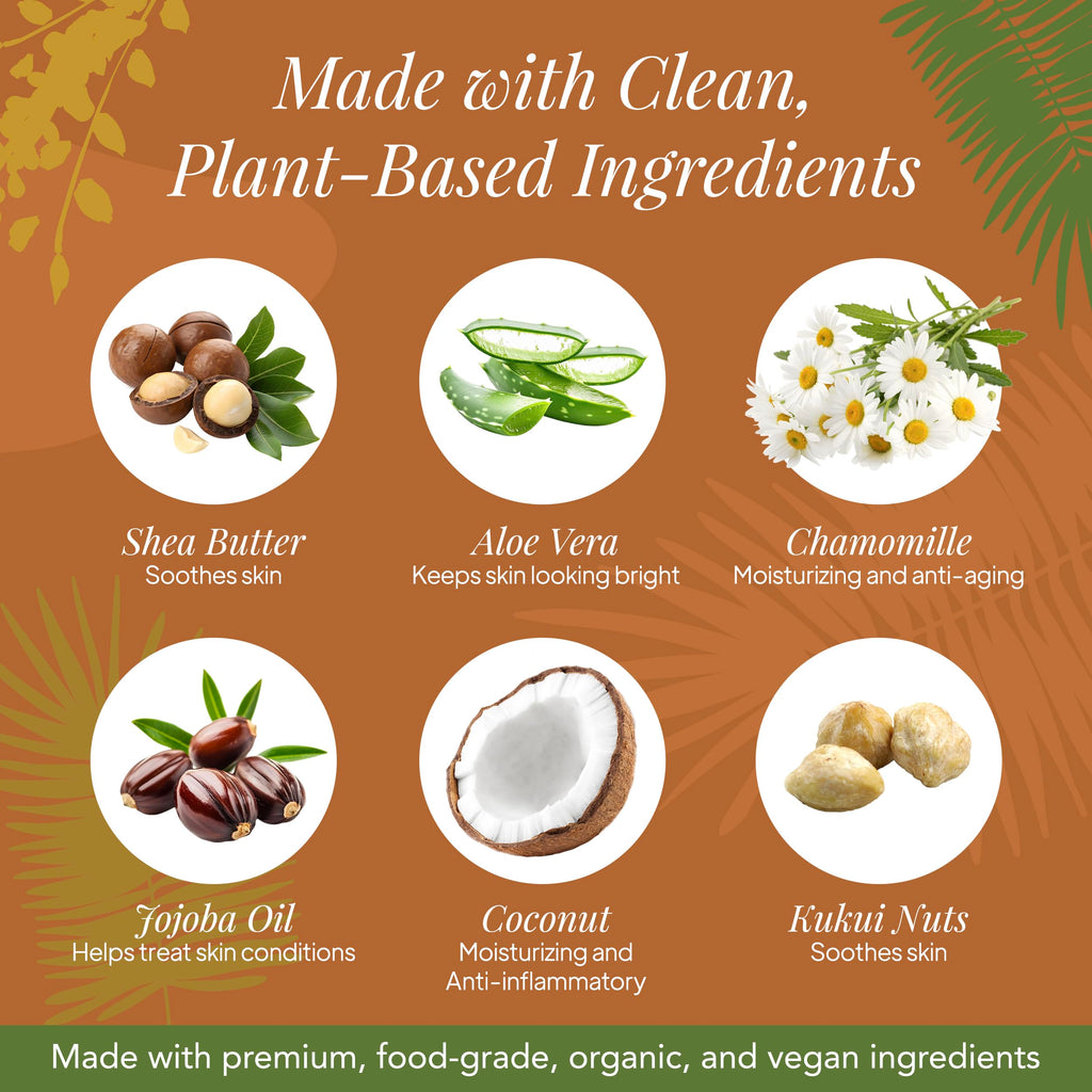 Saavy Naturals Deeply Hydrating Body Cream – Tropical Coconut, 2-Pack