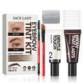 SACE LADY Eyebrow Color Kit – Long-Lasting, Waterproof, Vegan & Cruelty-Free (02 Dark Brown)