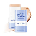 SACE LADY Foundation Stick with Built-In Brush | Soft Matte Finish SPF 30, 0.4 Oz