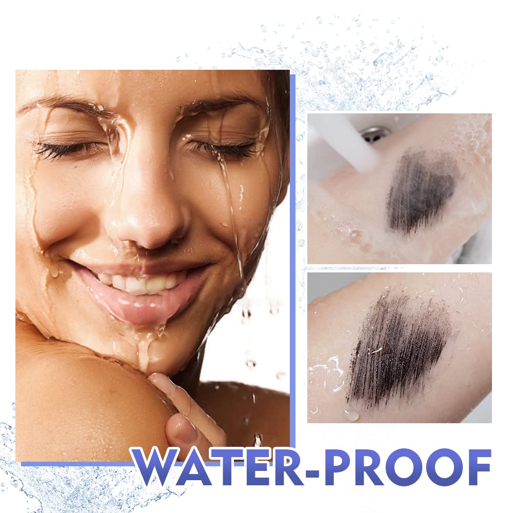 SACE LADY Black Mascara – Waterproof, Volume & Length, Smudge-Proof, Natural Look