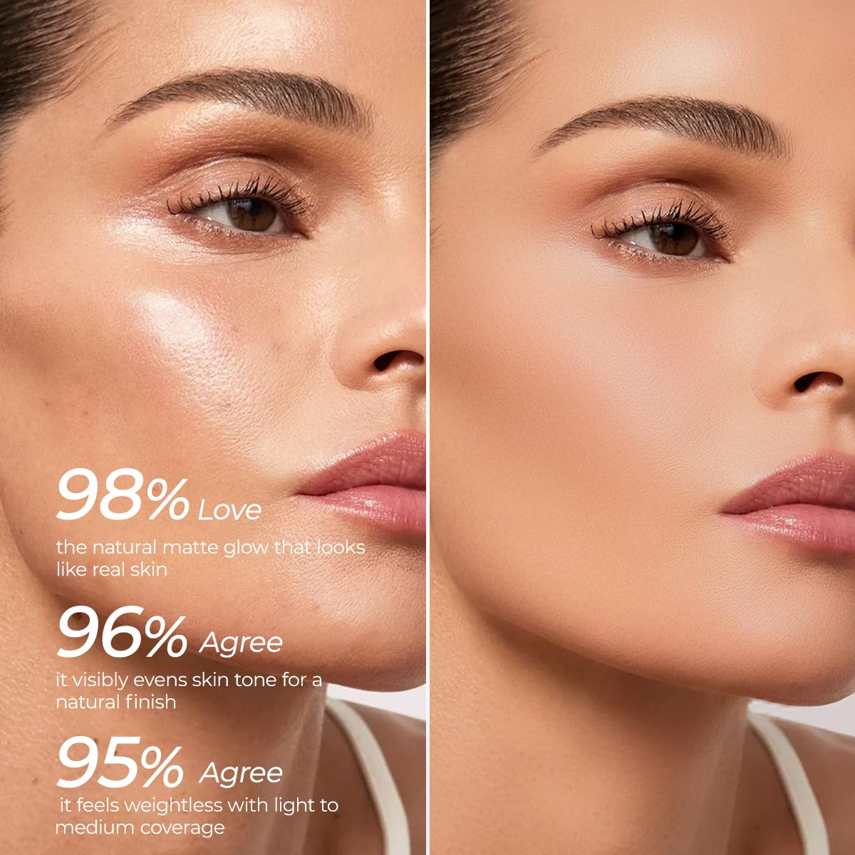 SACE LADY Bare Touch Skin Tint SPF 30 – Skin-Like Serum Tinted Moisturizer, 16HR Wear (#05 Golden Buff)