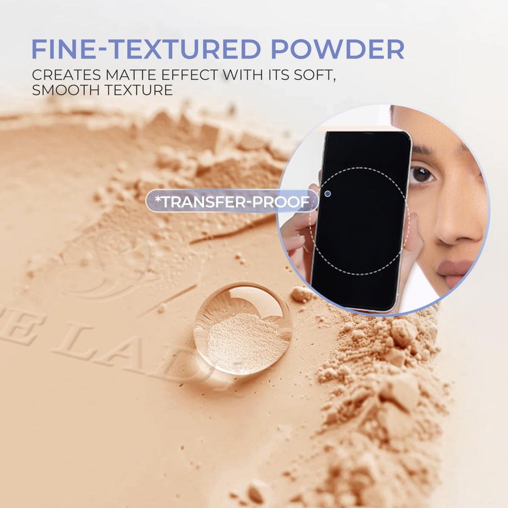 SACE LADY Face Powder – Waterproof Matte Setting Powder 0.35oz