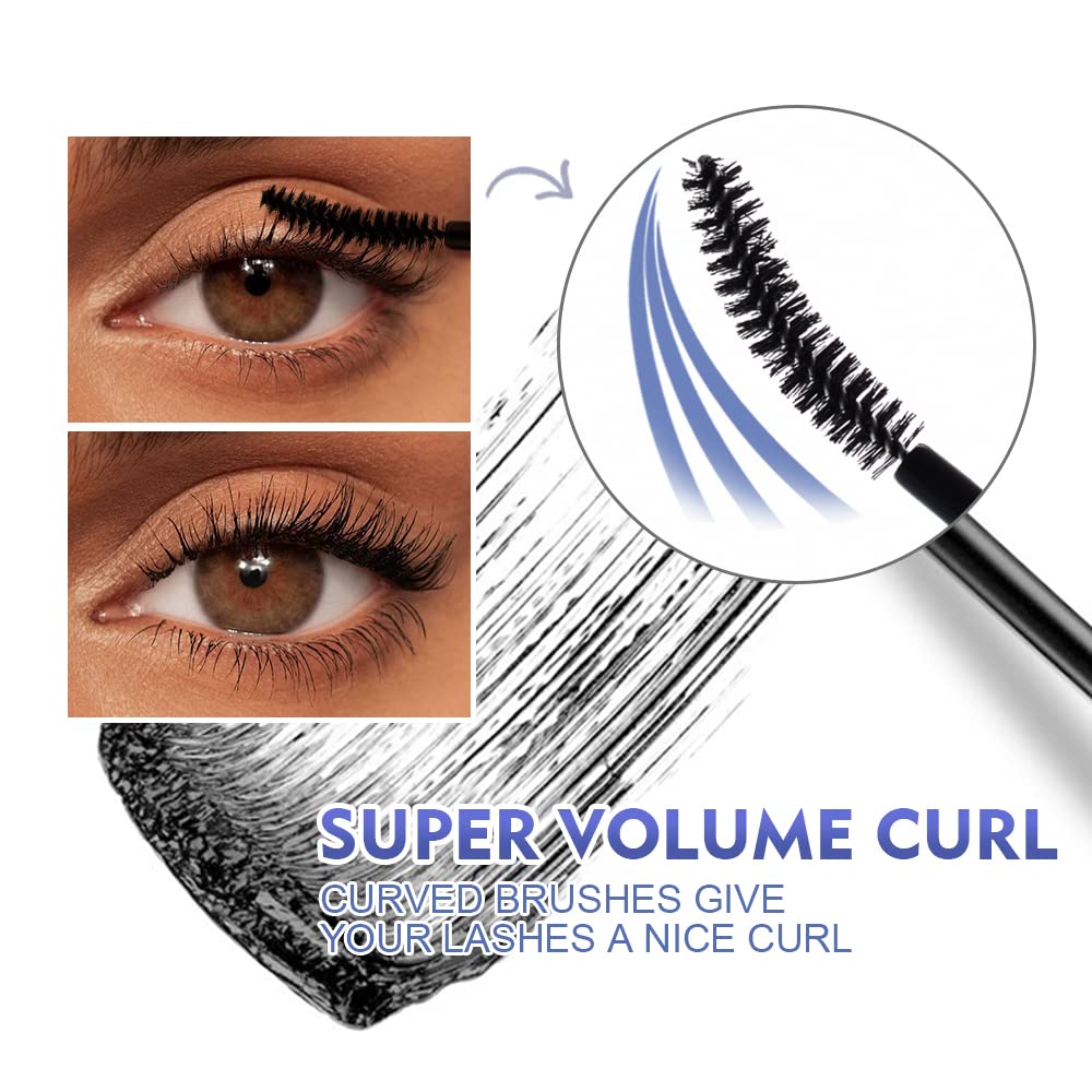 SACE LADY Black Mascara – Waterproof, Volume & Length, Smudge-Proof, Natural Look