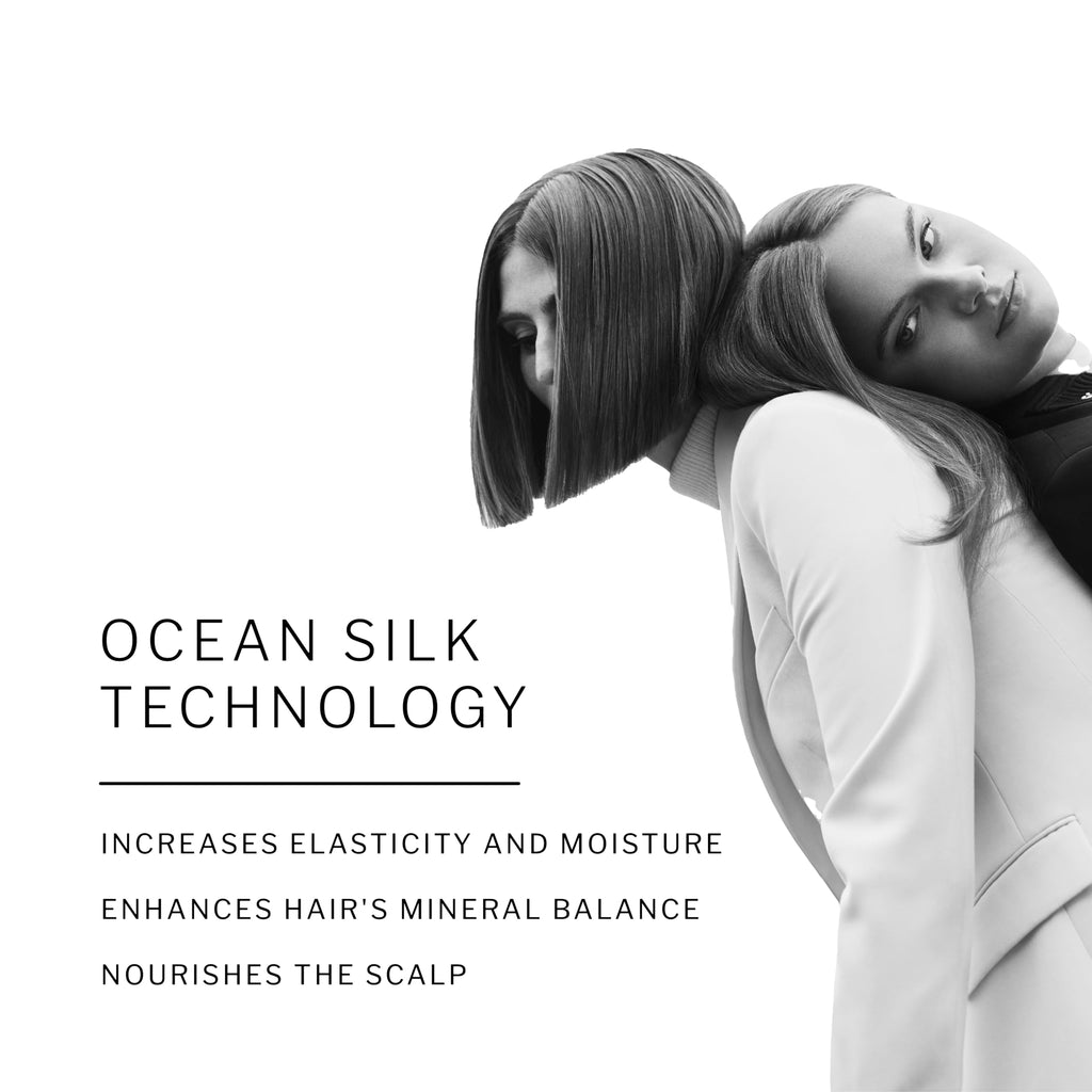 SACHAJUAN Moisturizing Shampoo & Conditioner Set | Deep Hydration for Dry, Damaged Hair | Ocean Silk Technology & Argan Oil | Vegan & Paraben-Free