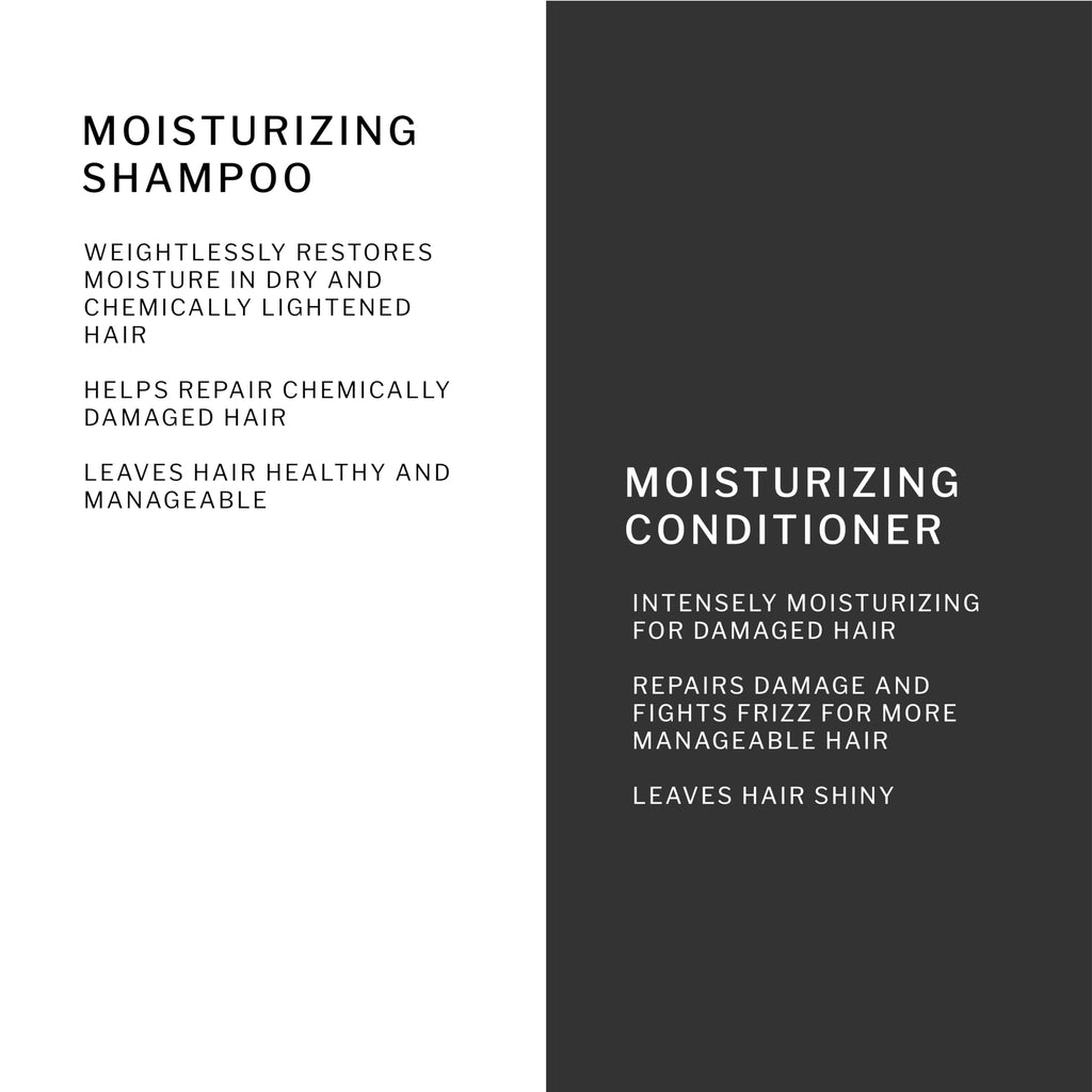 SACHAJUAN Moisturizing Shampoo & Conditioner Set | Deep Hydration for Dry, Damaged Hair | Ocean Silk Technology & Argan Oil | Vegan & Paraben-Free