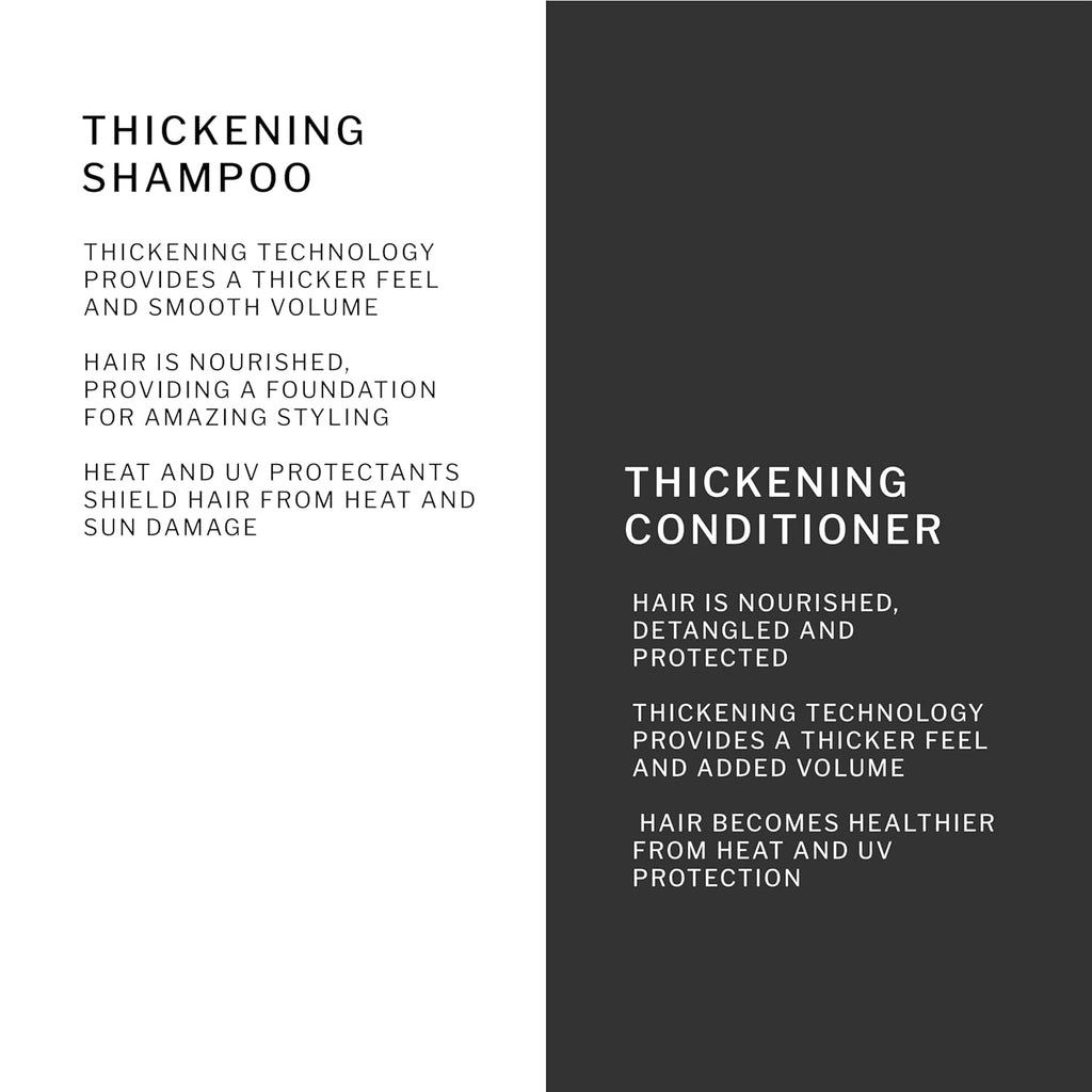 SACHAJUAN Thickening Shampoo & Conditioner Set | Ocean Silk Technology, Thickening Technology