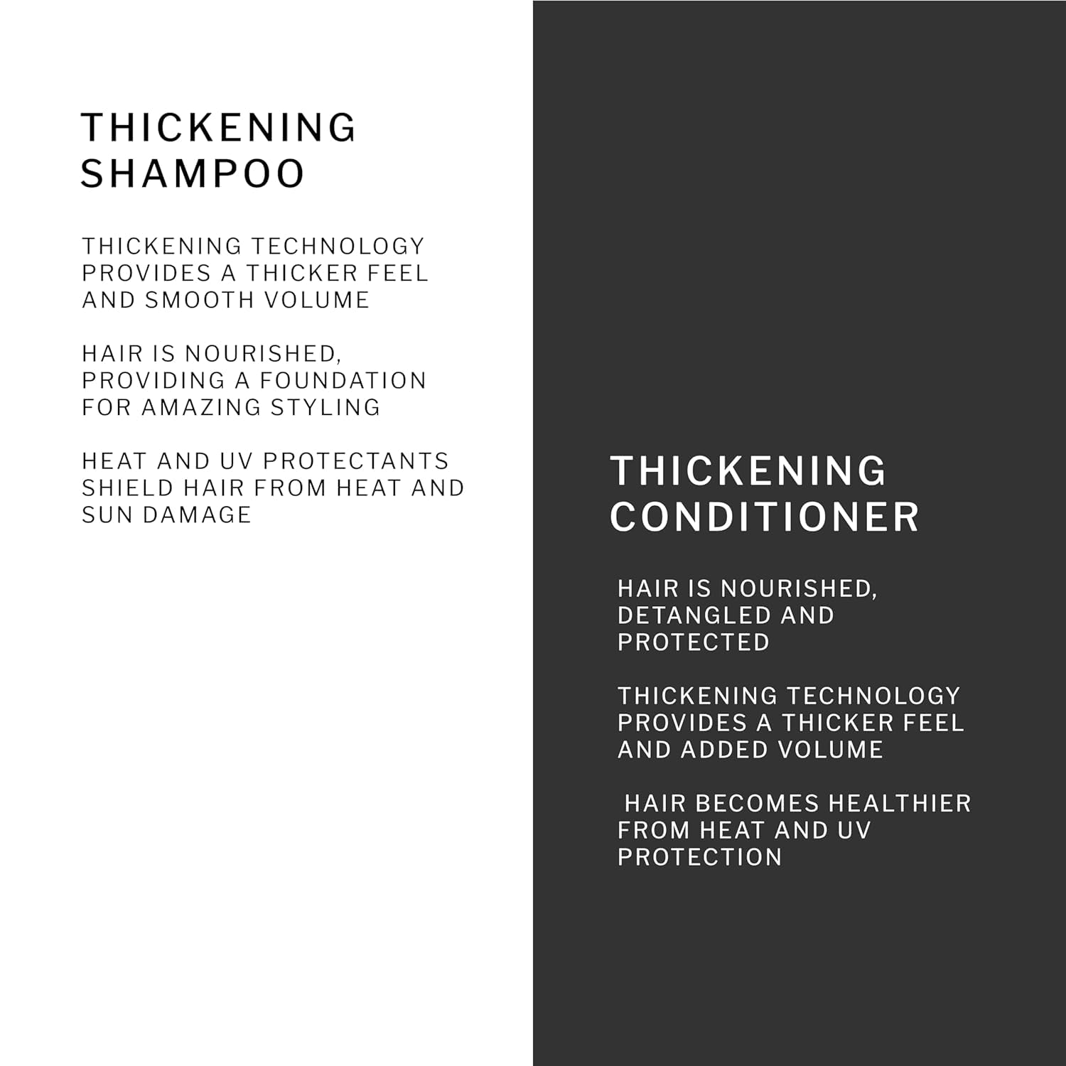 SACHAJUAN Thickening Shampoo & Conditioner Set | Ocean Silk Technology, Thickening Technology
