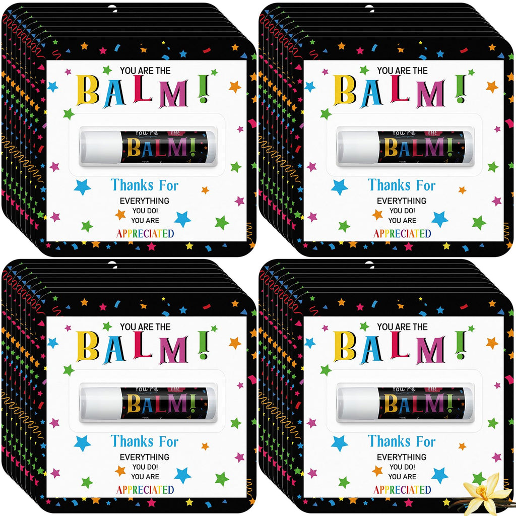 Sacubee 30-Pack Lip Balm Gifts Bulk – You're the Balm for Appreciation