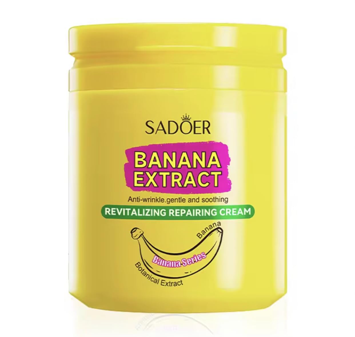 SADOER Banana Extract Anti-Wrinkle Revitalizing Cream – Deep Hydration & Repair