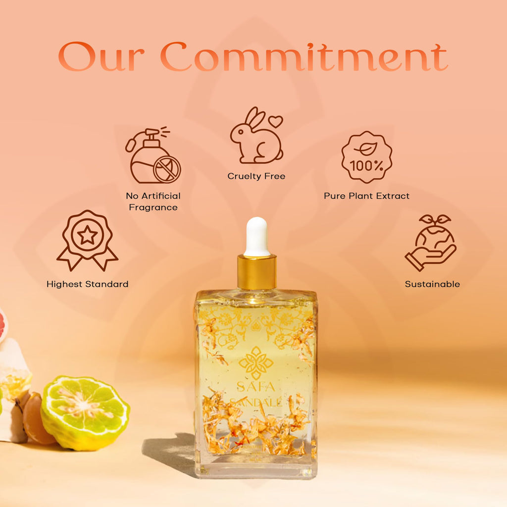 SAFA Citruse Oil – Vitamin C, E & A Body Oil for Skin, Hair & Nails | 4 Oz