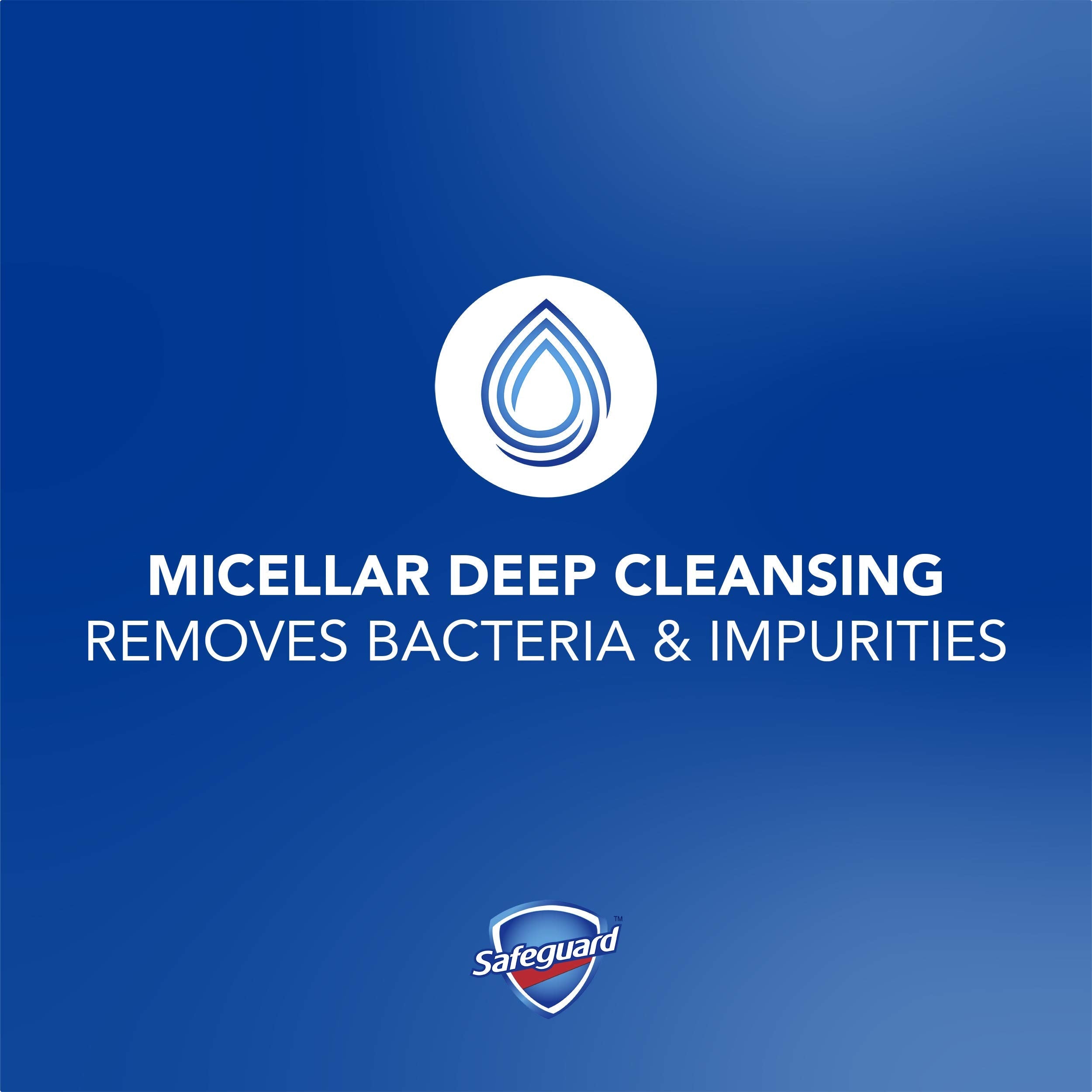 Safeguard Liquid Hand Soap with Micellar Deep Cleansing — Fresh Clean Scent, 25 oz Bottle (Pack of 1)
