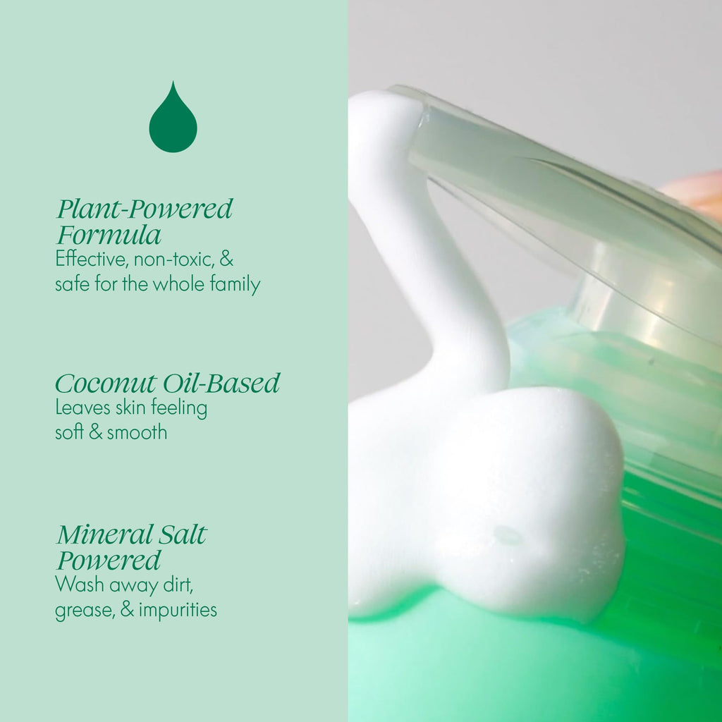 Safely Foaming Hand Soap – Fresh Citrus 6-Pack, Coconut Conditioning, 10 Fl Oz Each