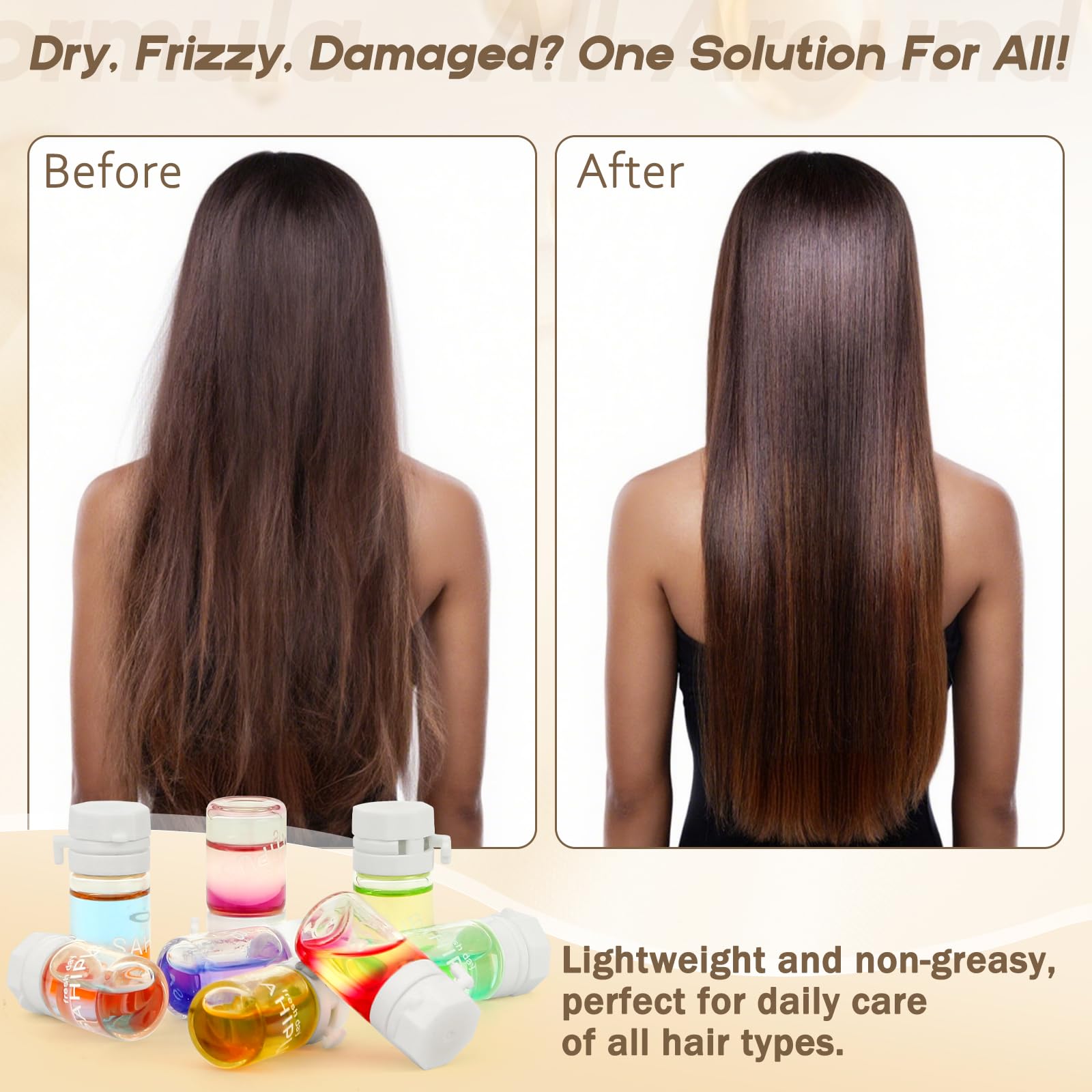 SAHIPUB Hair Perfume Oil 2-in-1 Leave-In Treatment | Argan & Avocado Oils