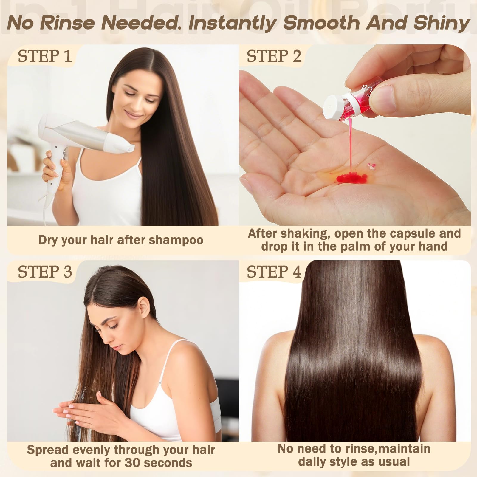 SAHIPUB Hair Perfume Oil 2-in-1 Leave-In Treatment | Argan & Avocado Oils