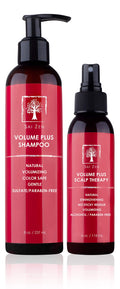 Sai Zen Volume Plus Set | Volumizing Shampoo + Scalp Therapy Spray – Made in USA
