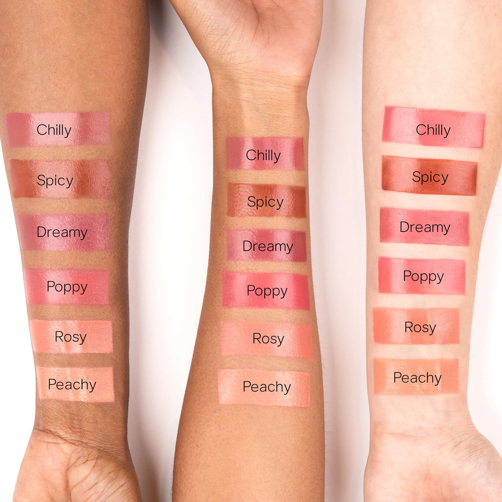 Saie Dew Liquid Blush for Cheeks - Hydrating Buildable Cream Blush Stick | Natural Glow
