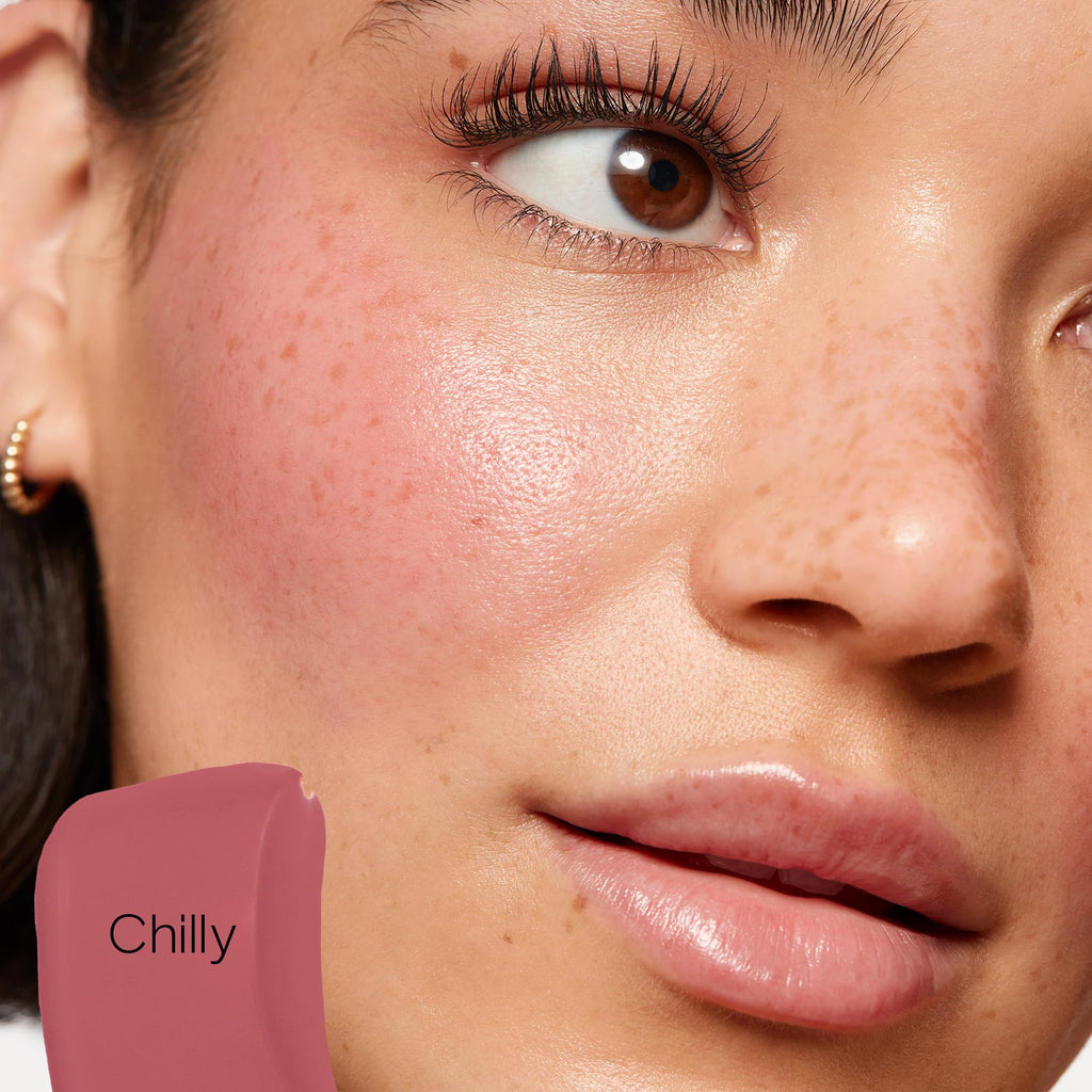 Saie Dew Liquid Blush for Cheeks – Hydrating, Buildable Cream Tint for a Natural Glow