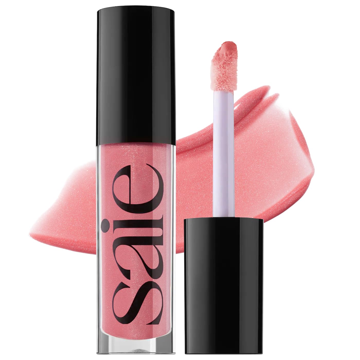 Saie Glossybounce Lip Gloss-Oil Hybrid – Hydration & Shine (Disco)