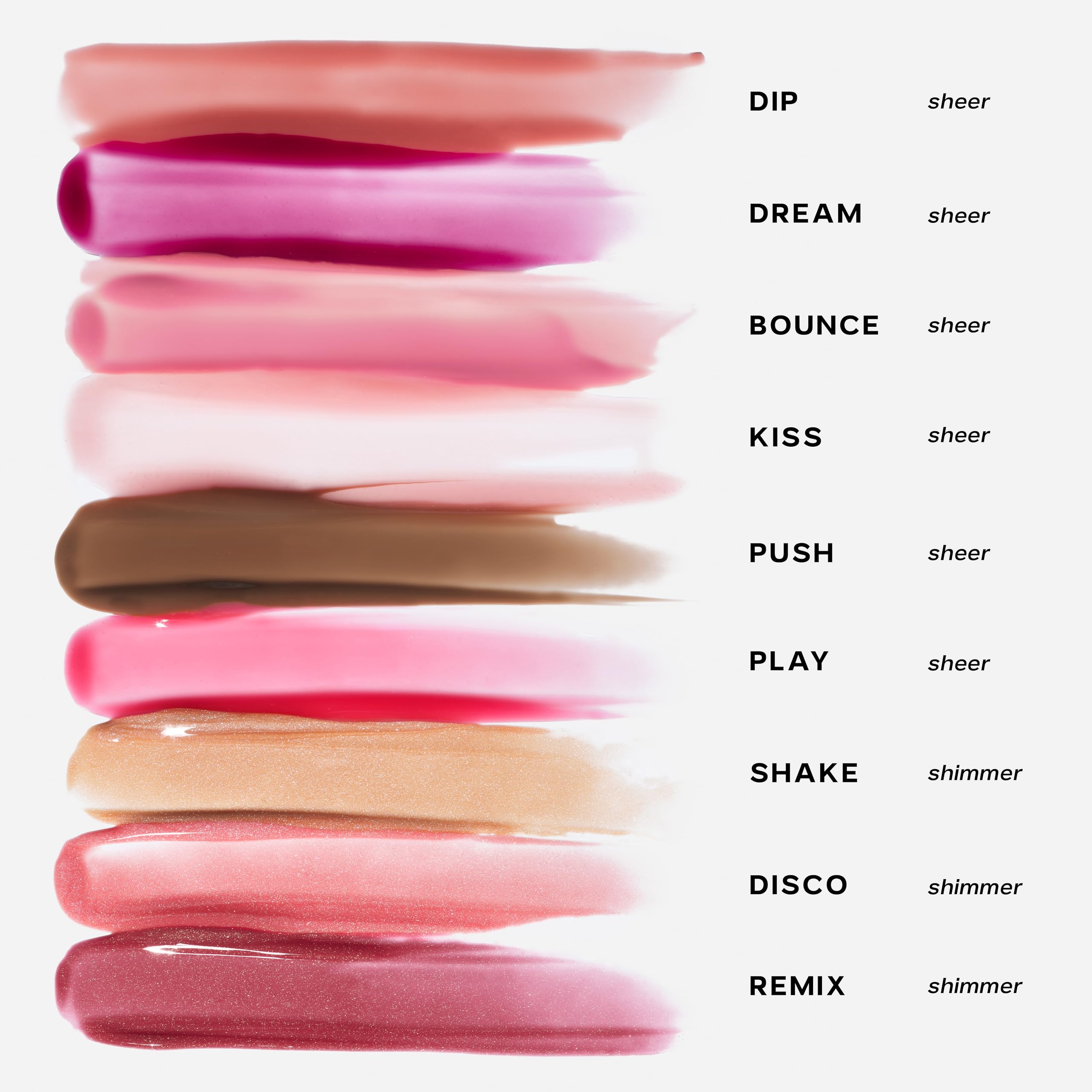 Saie GlossyBounce Lip Gloss-Oil Hybrid – Hydrating, Non-Sticky Shine