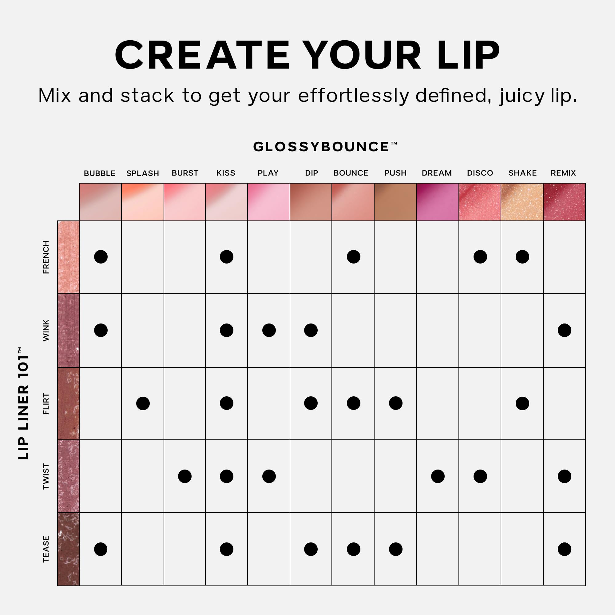 Saie Glossybounce Lip Gloss-Oil Hybrid | Hydrating, Non-Sticky Shine with Hyaluronic Acid & Jojoba (0.17 oz)
