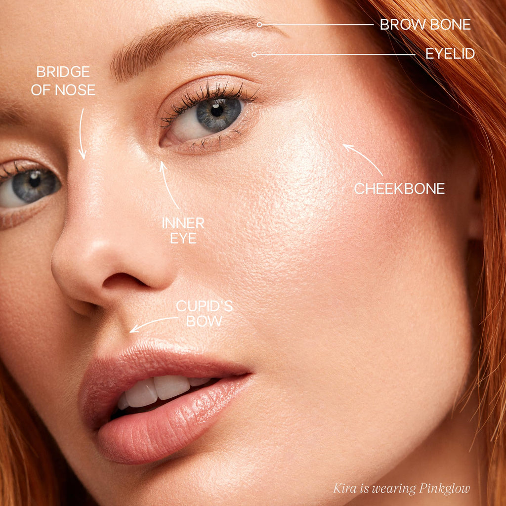 Saie Glow Sculpt: Multi-Use Highlighter + Cream Blush Refill in Pinkglow