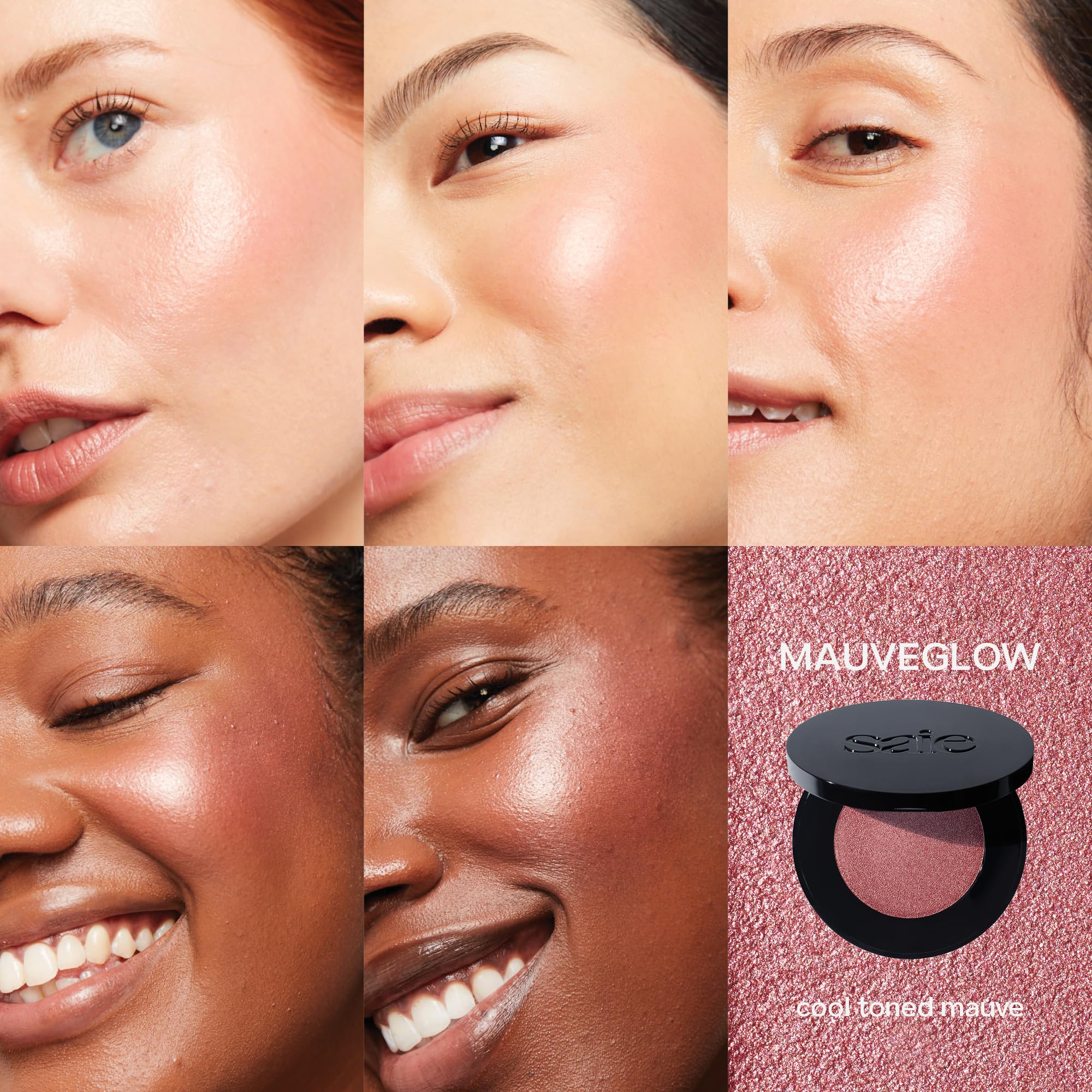 Saie Glow Sculpt Multi-Use Highlighter & Cream Blush Refill – Mauveglow