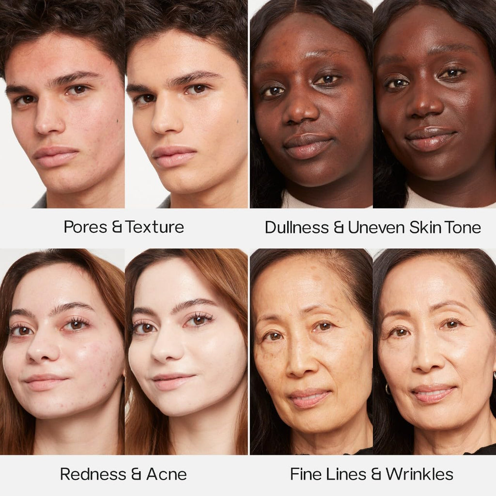 Saie Glowy Super Skin Tint Foundation – Weightless Dewy Coverage, Hyaluronic Acid, Shade 31