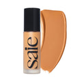 Saie Glowy Super Skin Tint Foundation Shade 21 — Weightless, Dewy Medium Coverage with Hyaluronic Acid