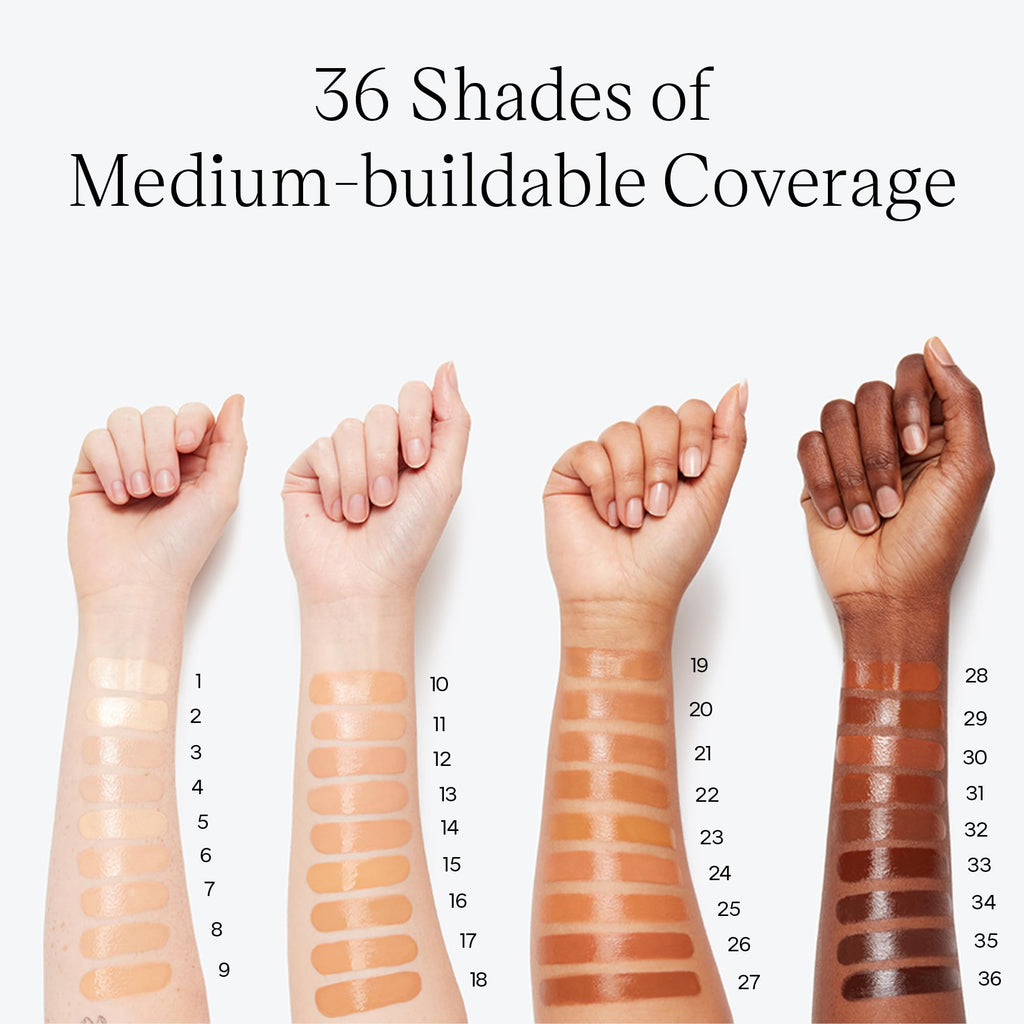 Saie Glowy Super Skin Tint Foundation Shade 26 – Weightless, Dewy Medium Coverage