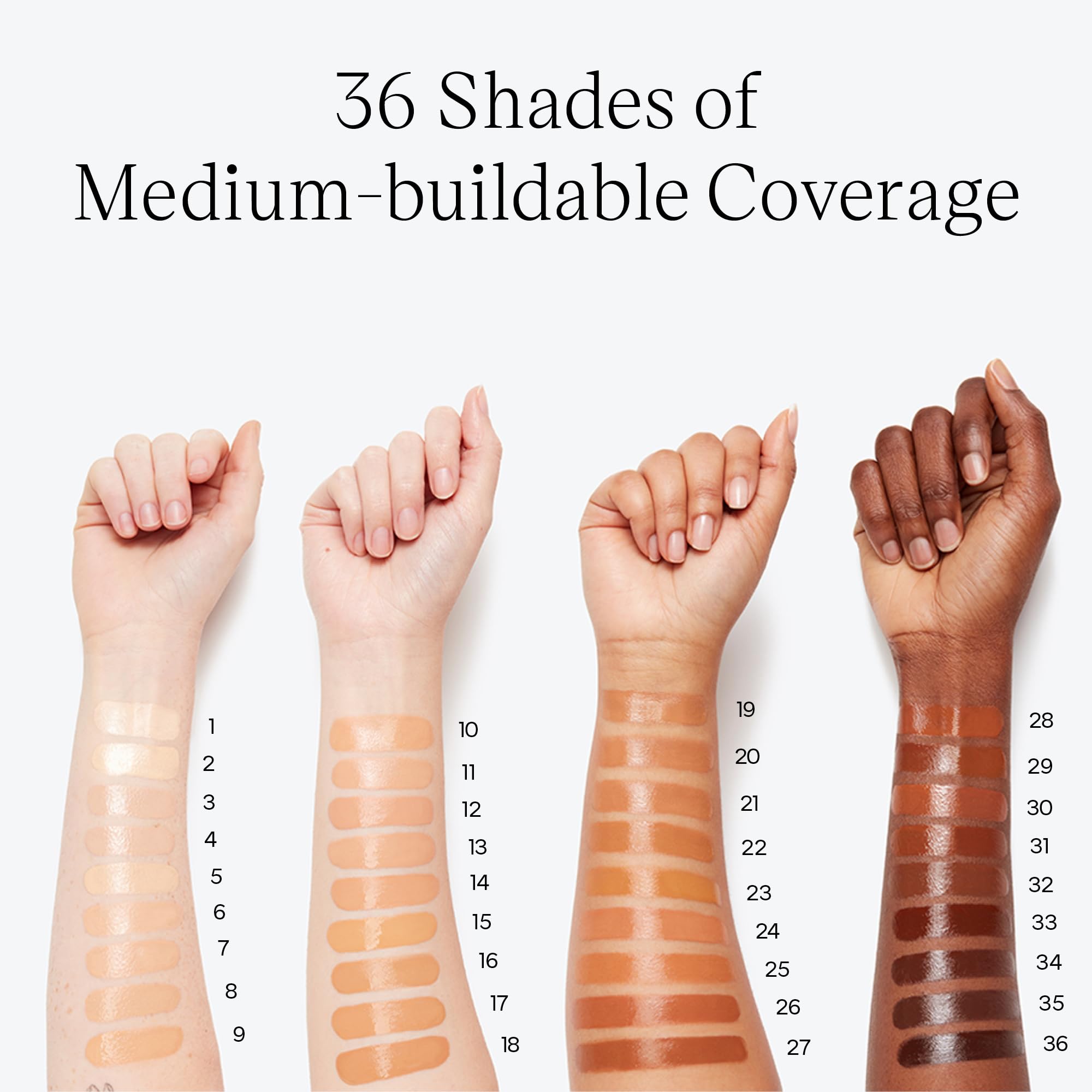 Saie Glowy Super Skin Tint Foundation Shade 26 – Weightless, Dewy Medium Coverage