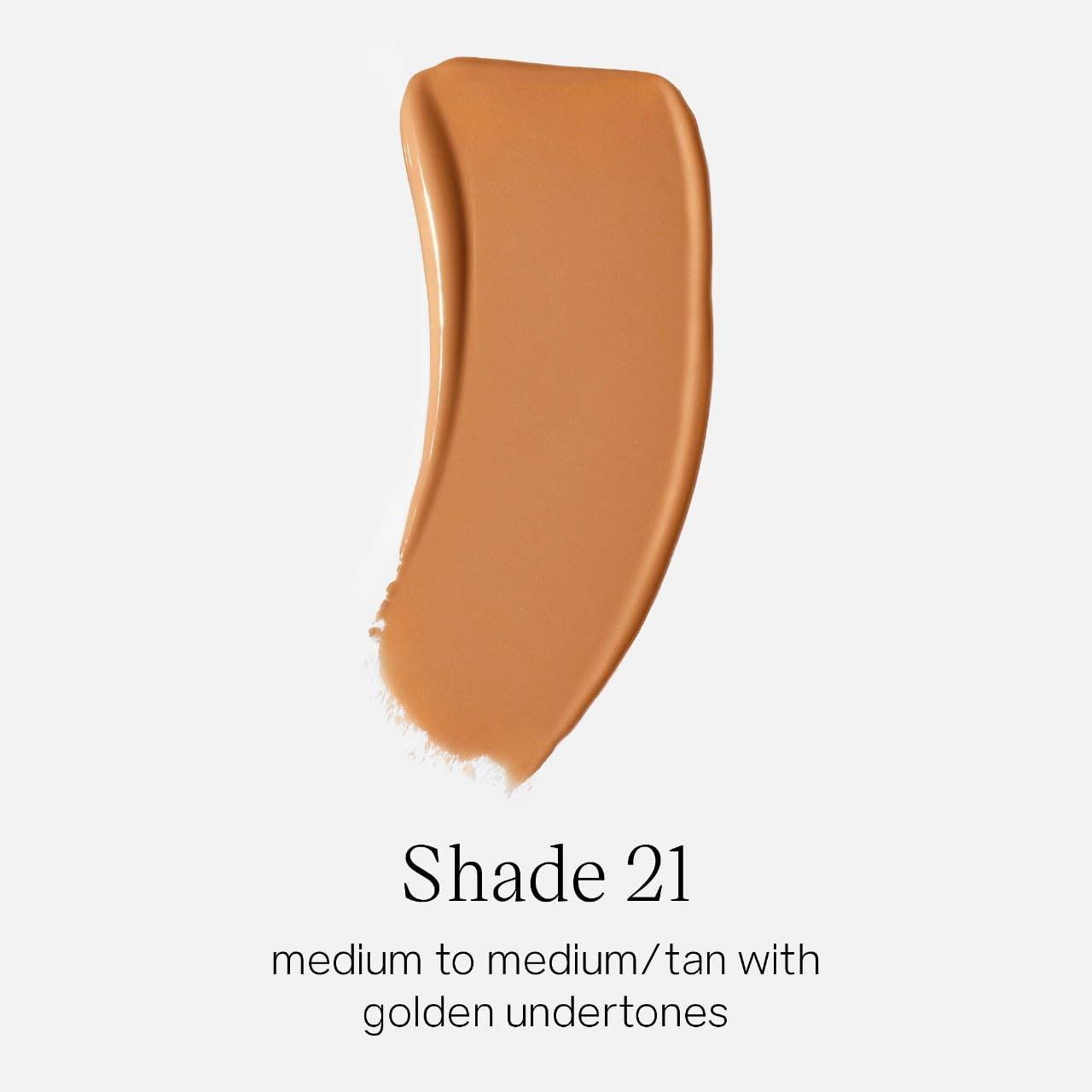 Saie Glowy Super Skin Tint Foundation Shade 21 — Weightless, Dewy Medium Coverage with Hyaluronic Acid