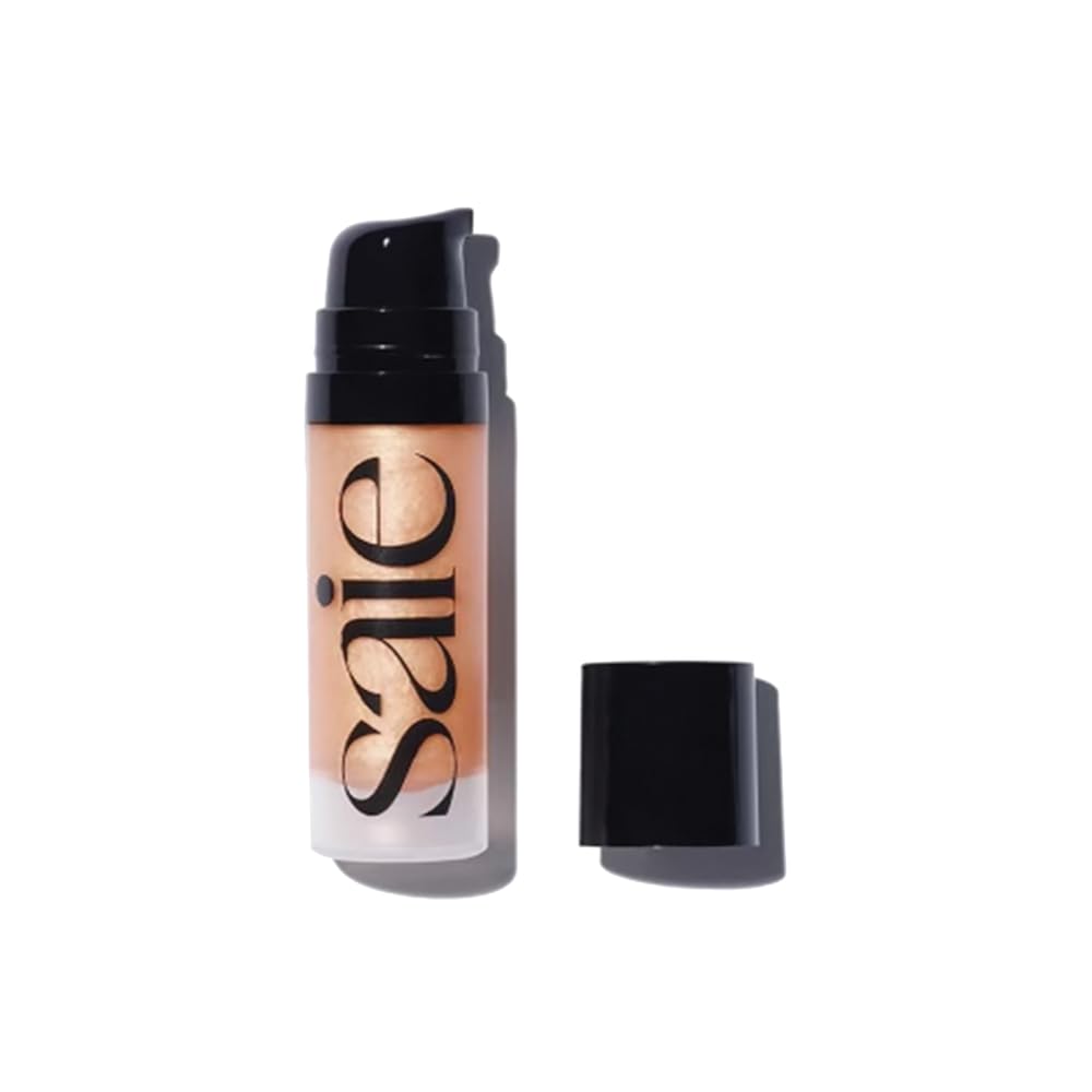 Saie Mini Glowy Super Gel Sunglow – Hydrating Primer & Illuminating Serum (0.5 oz)