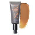 Saie Slip Tint SPF 35 Tinted Moisturizer – Light Coverage, Glowy Skin Tint with Hyaluronic Acid (Shade Five + Half) – 1.35 oz