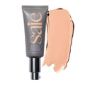 Saie Slip Tint SPF 35 Tinted Moisturizer – Light Coverage + Glowy Skin Tint (Shade Three + Half)
