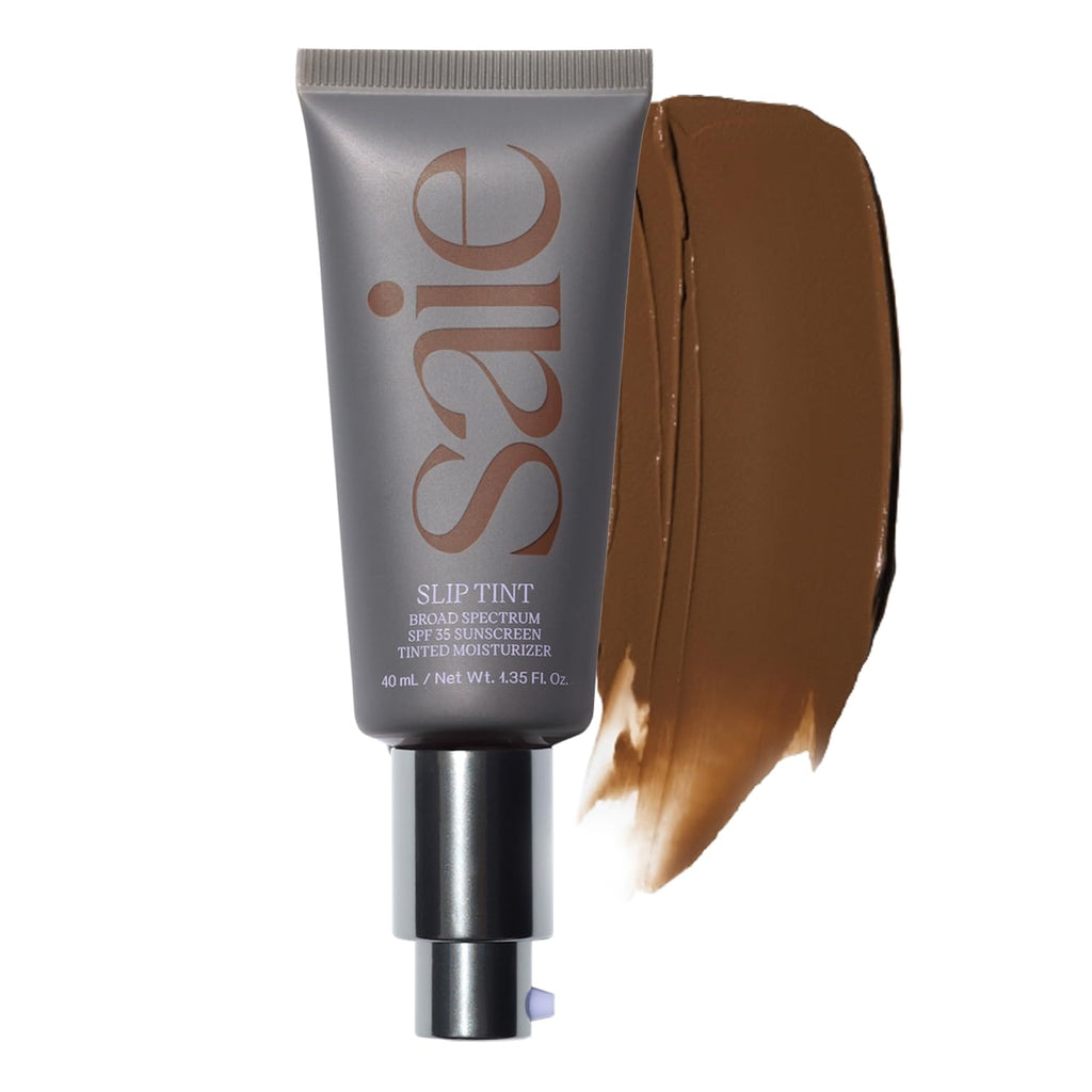 Saie Slip Tint SPF 35 - Shade Ten | Light Coverage, Hydration & Mineral Sunscreen