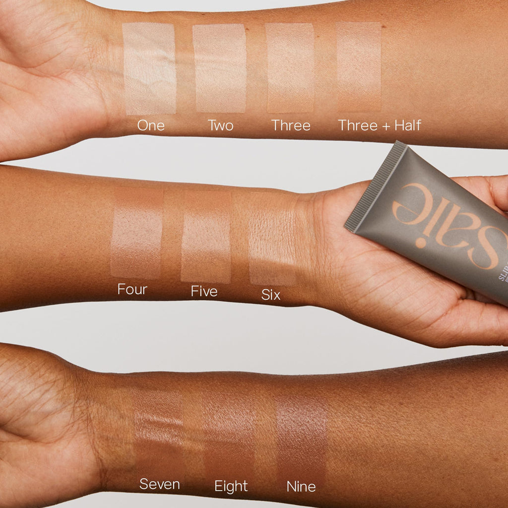 Saie Slip Tint SPF 35 - Shade Ten | Light Coverage, Hydration & Mineral Sunscreen