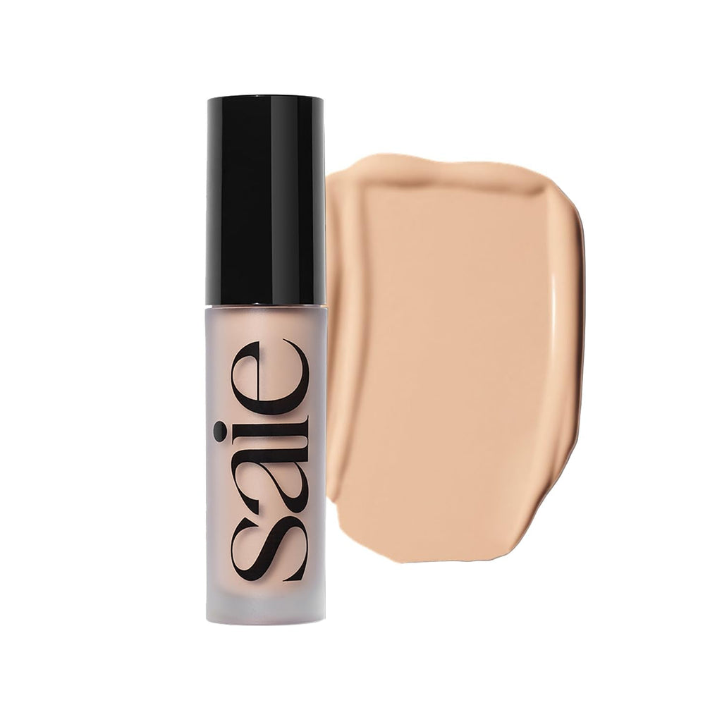 Saie Slip Tint Radiant Cream Concealer & All-Over Face Makeup - Shade 6 | Hydrating, Lightweight Coverage
