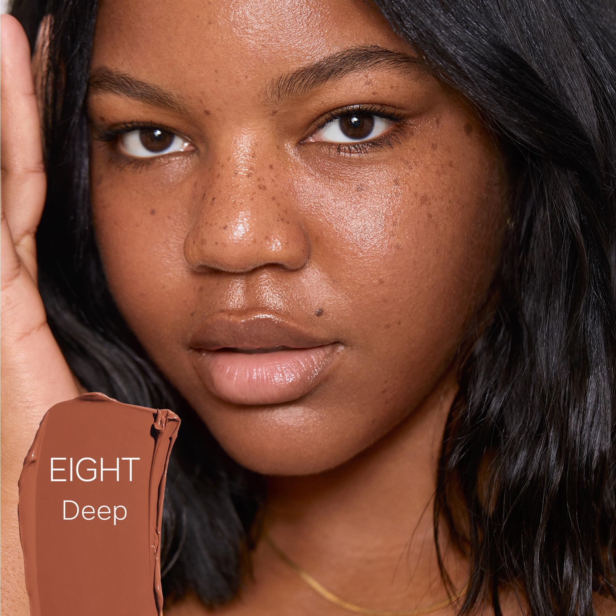 Saie Slip Tint SPF 35 - Light Coverage Glowy Tint with Hyaluronic Acid (Shade Eight)