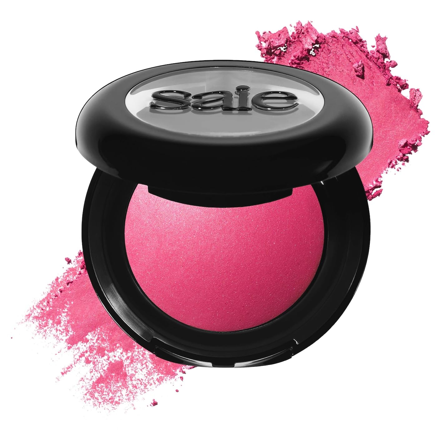 Saie SuperSuede Baked Blush - Talc-Free Hydrating Cheek Color with Hyaluronic Acid