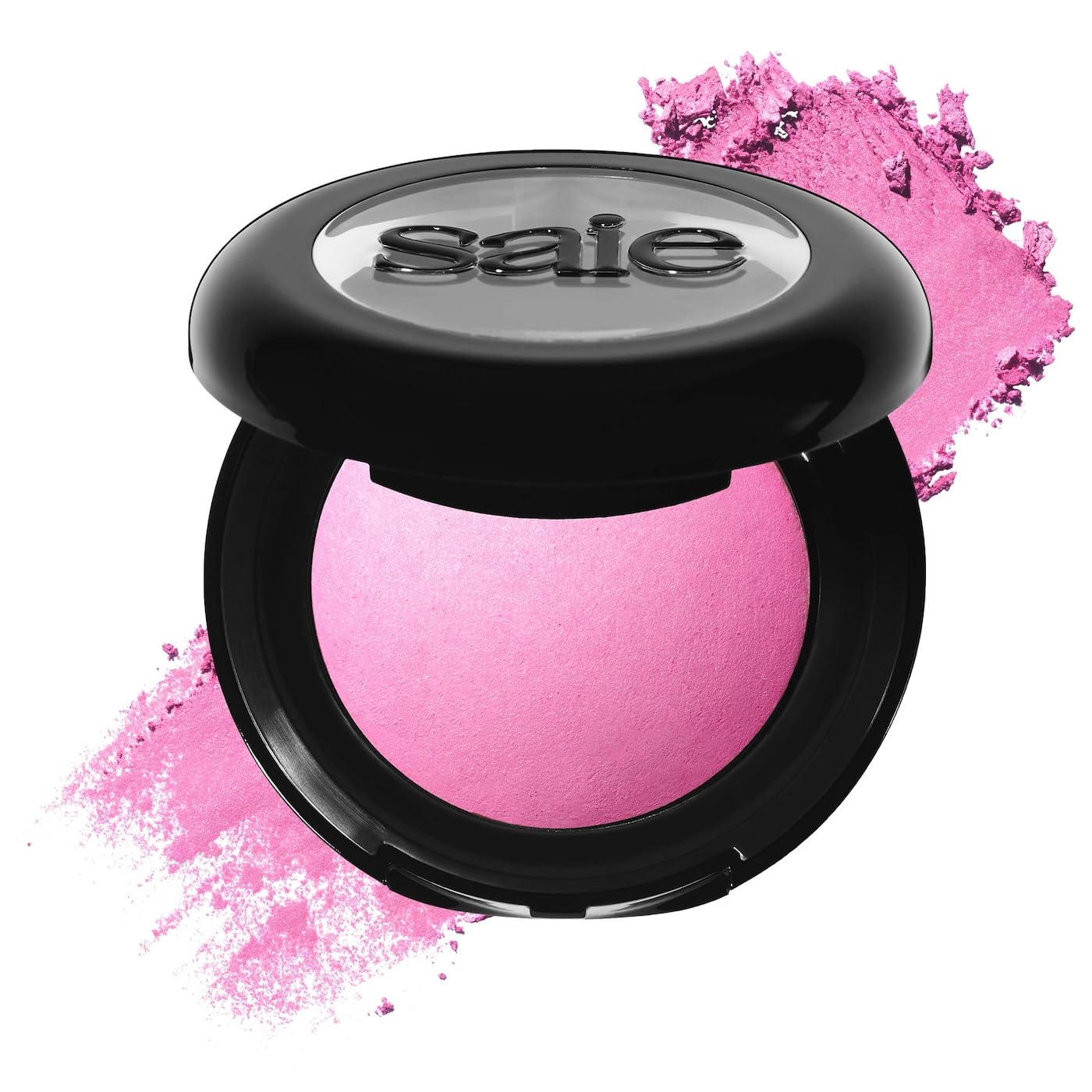 Saie SuperSuede Baked Blush – Talc-Free Hydrating Cheek Color with Hyaluronic Acid (Bella, 0.1 oz)