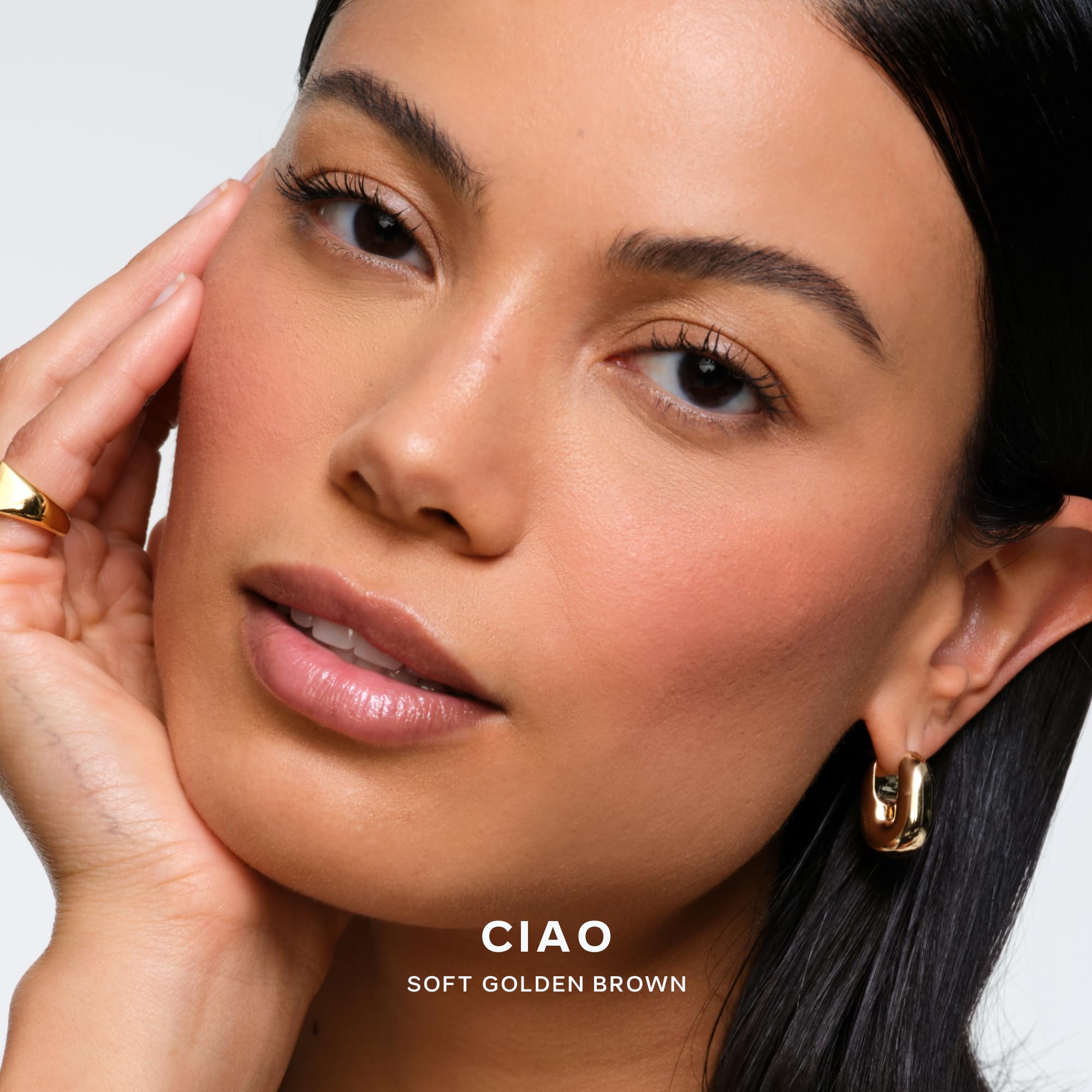 Saie SuperSuede Baked Blush – Hydrating, Talc-Free Diffused Flush (Ciao, 0.1 oz)
